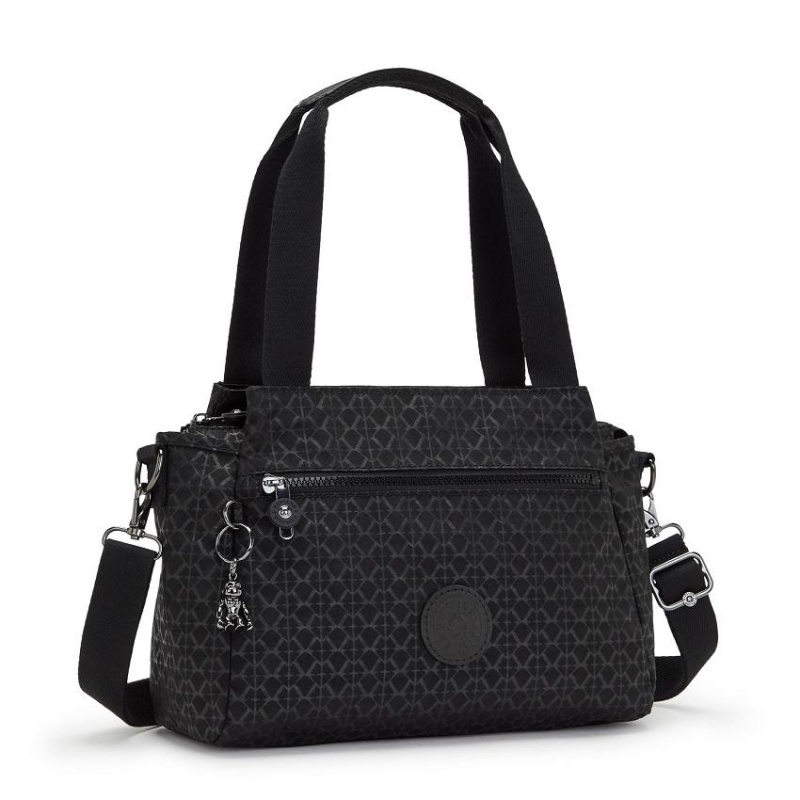 Black Kipling Elysia Crossbody Bags | UAE-K1558W