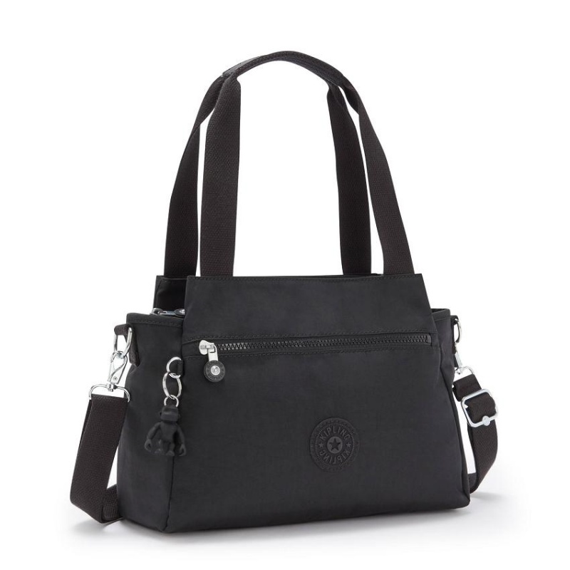 Black Kipling Elysia Shoulder Bags | UAE-K1955T