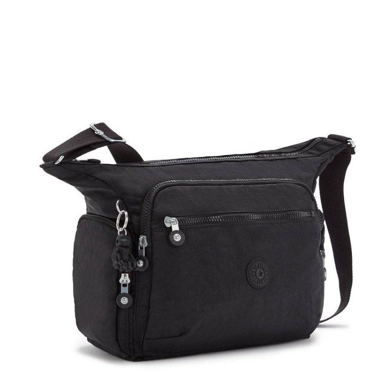 Black Kipling Gabbie Crossbody Bags | UAE-K1566A