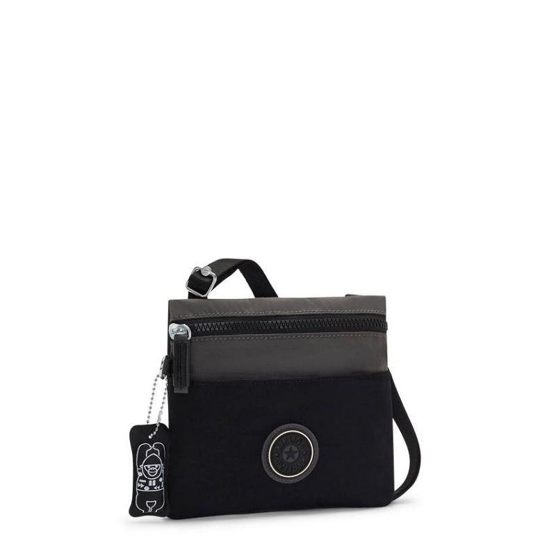 Black Kipling Gib Crossbody Bags | UAE-K1608I