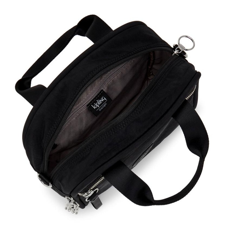 Black Kipling Hadya Shoulder Bags | UAE-K1970B