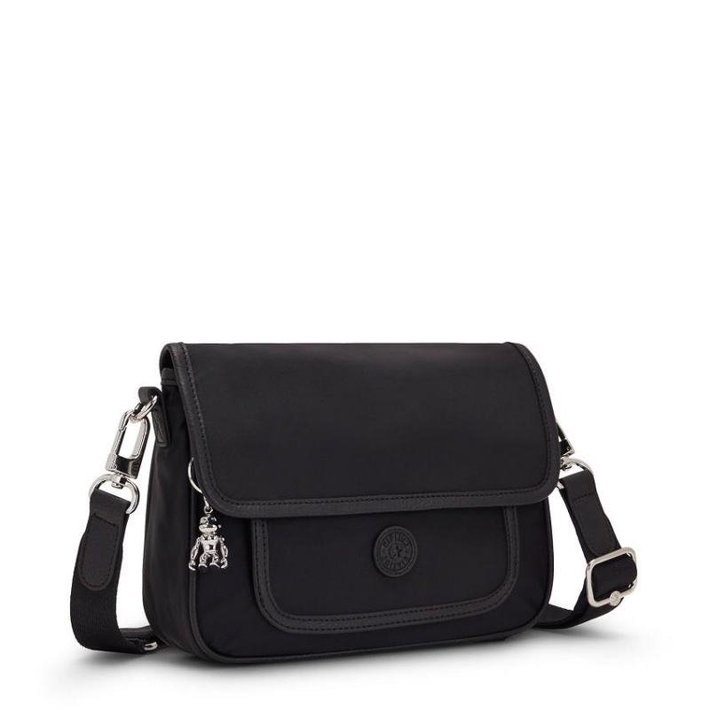 Black Kipling Inaki Crossbody Bags | UAE-K1614J