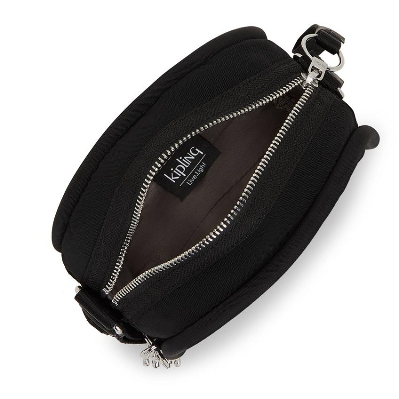 Black Kipling Jesper Crossbody Bags | UAE-K1620B