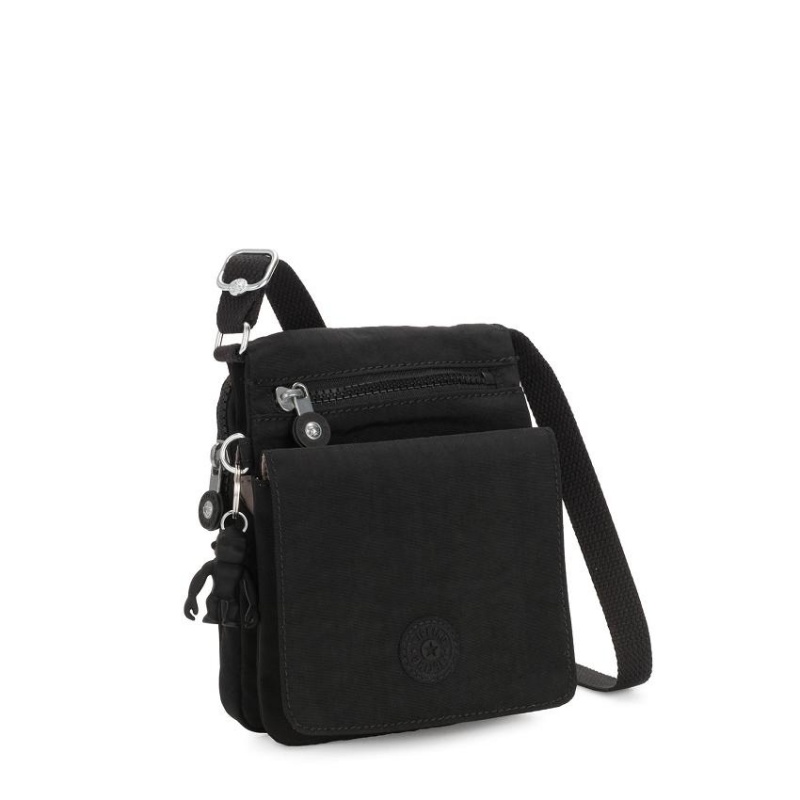 Black Kipling New Eldorado Crossbody Bags | UAE-K1660L