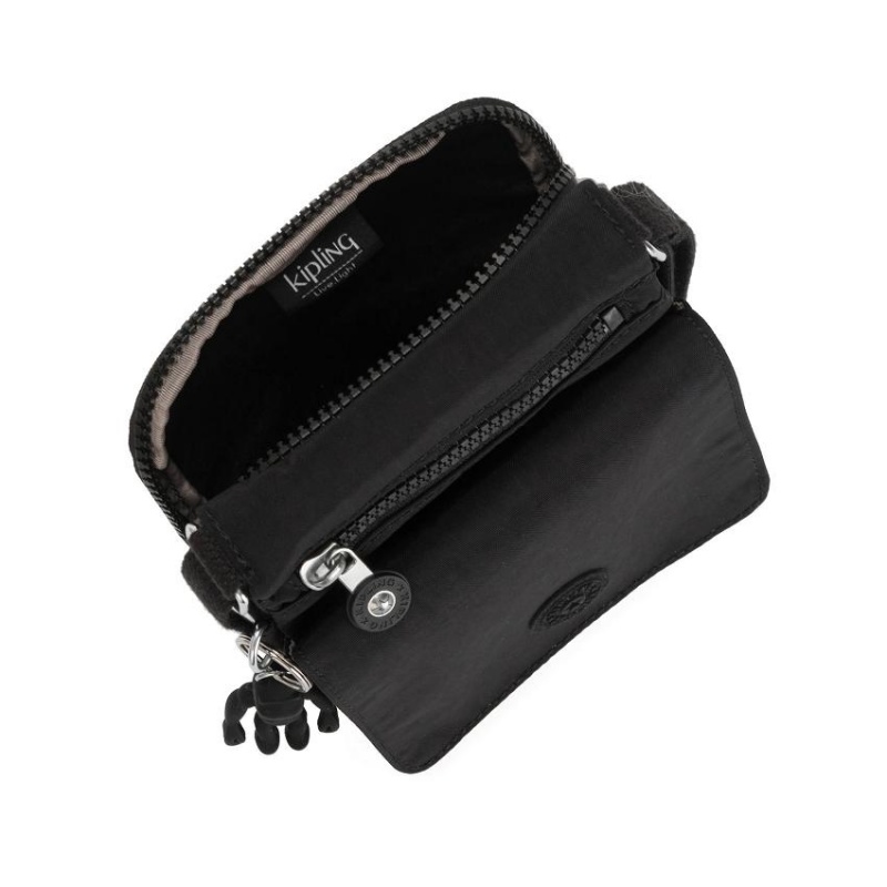 Black Kipling New Eldorado Crossbody Bags | UAE-K1660L