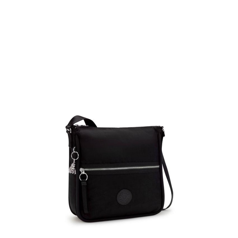 Black Kipling Oswin Shoulder Bags | UAE-K1983U