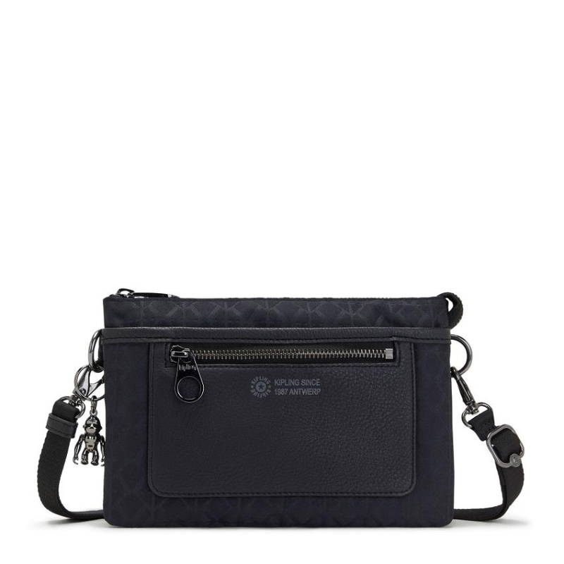 Black Kipling Riri Crossbody Bags | UAE-K1671F