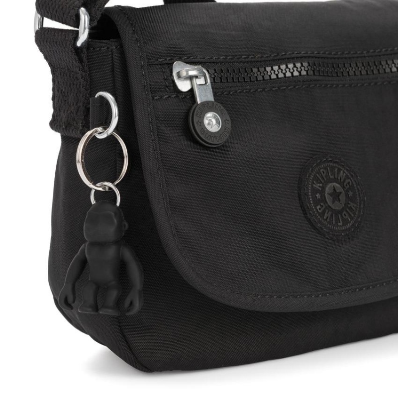 Black Kipling Sabian Crossbody Bags | UAE-K1689Q