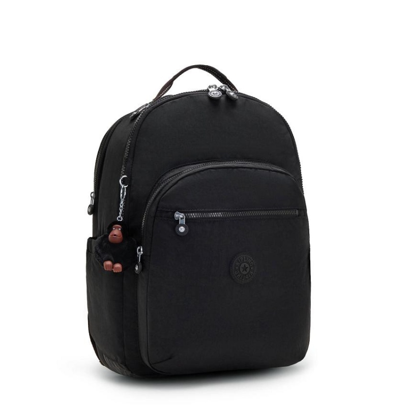 Black Kipling Seoul Extra Large Laptop Backpacks | UAE-K1336J