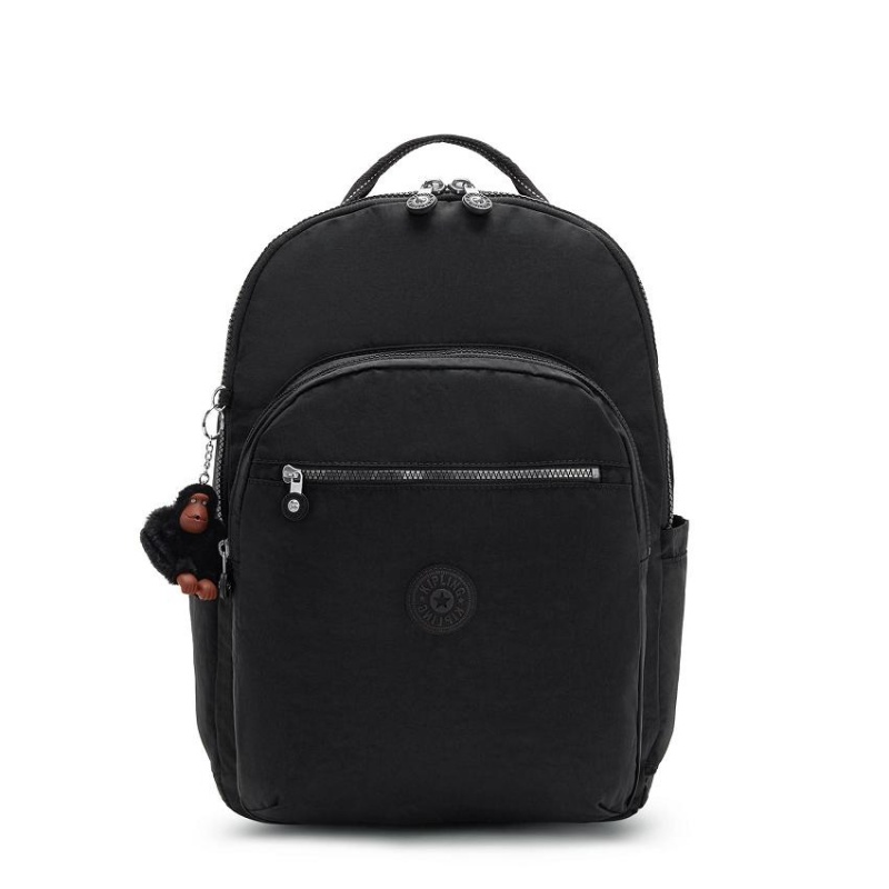 Black Kipling Seoul Extra Large Laptop Backpacks | UAE-K1336J