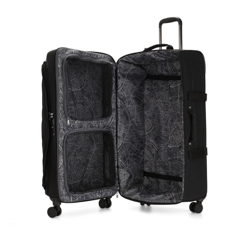 Black Kipling Spontaneous Large Rolling Luggage | UAE-K2041E