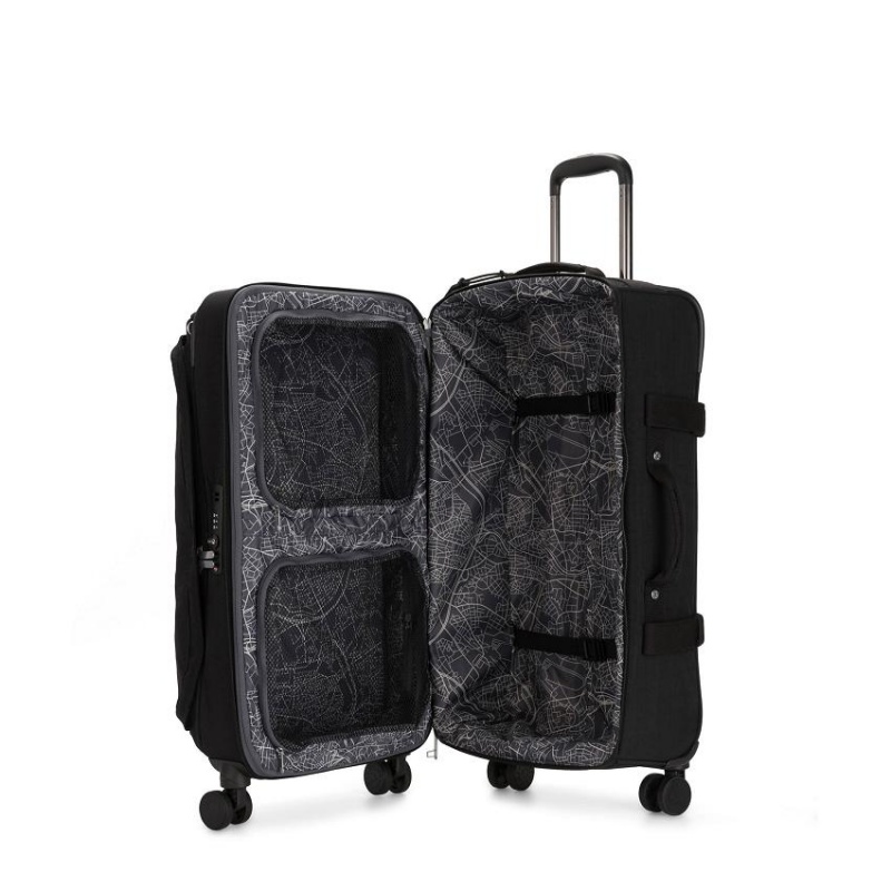 Black Kipling Spontaneous Medium Rolling Luggage | UAE-K2045U