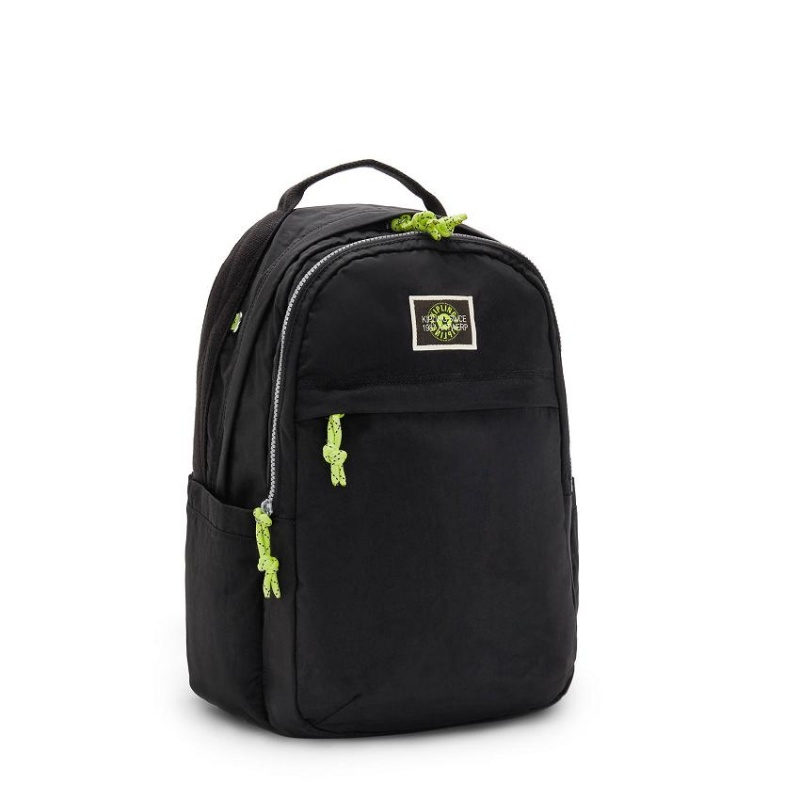 Black Kipling Xavi Laptop Backpacks | UAE-K1355V