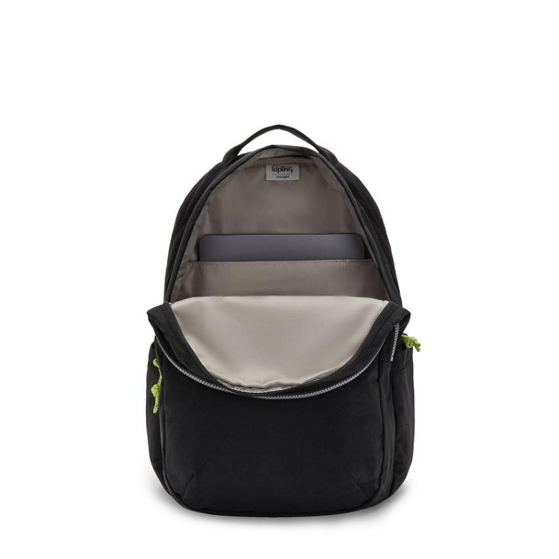 Black Kipling Xavi Laptop Backpacks | UAE-K1355V