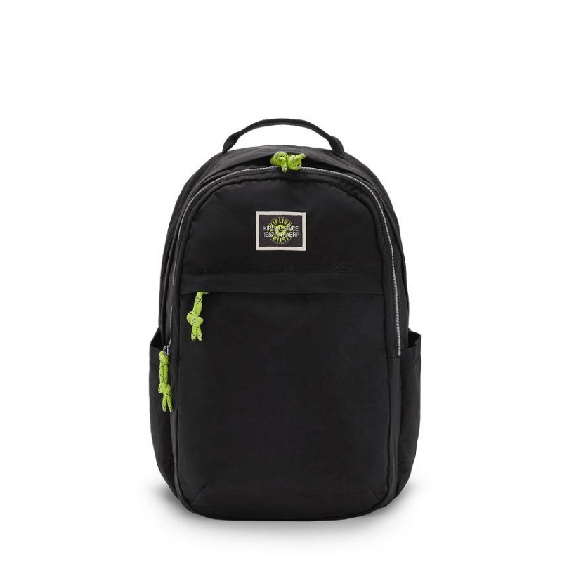 Black Kipling Xavi Laptop Backpacks | UAE-K1355V