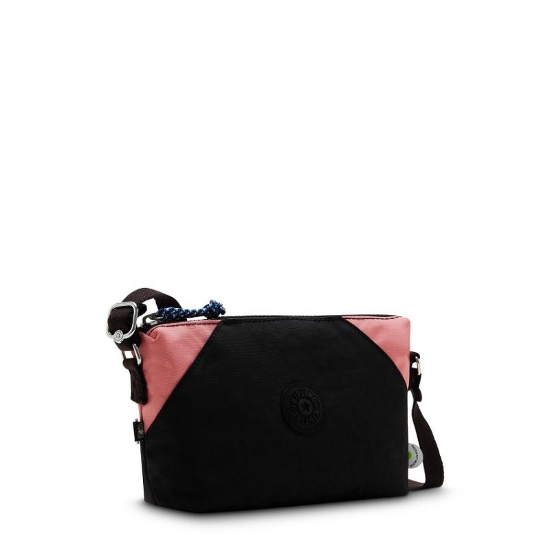 Black Pink Kipling Art Extra Small Crossbody Bags | UAE-K1504P