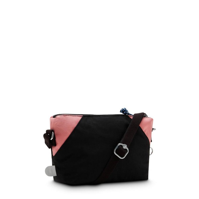 Black Pink Kipling Art Extra Small Crossbody Bags | UAE-K1504P