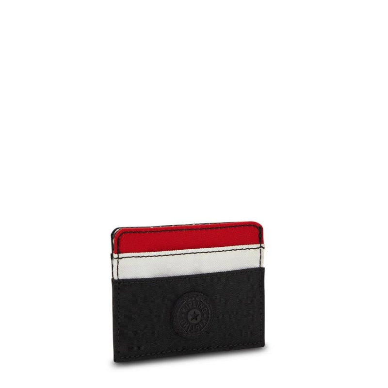 Black Red Kipling Cardy Wallets | UAE-K1152P