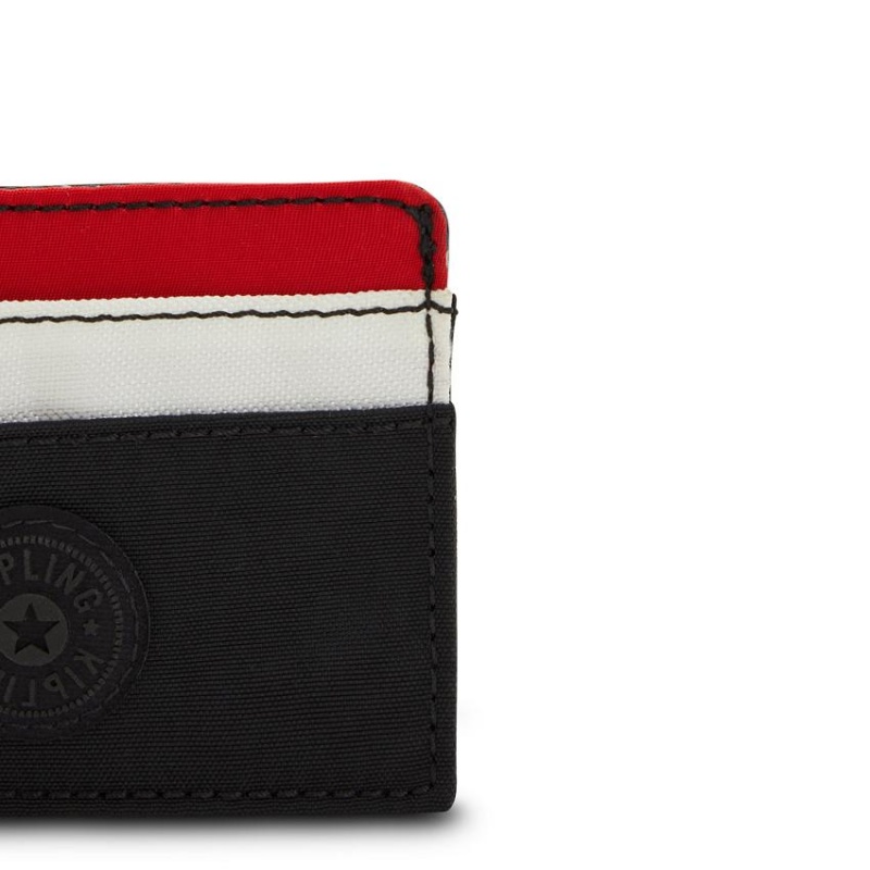 Black Red Kipling Cardy Wallets | UAE-K1152P