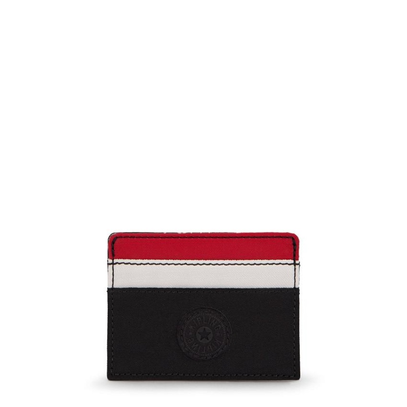 Black Red Kipling Cardy Wallets | UAE-K1152P