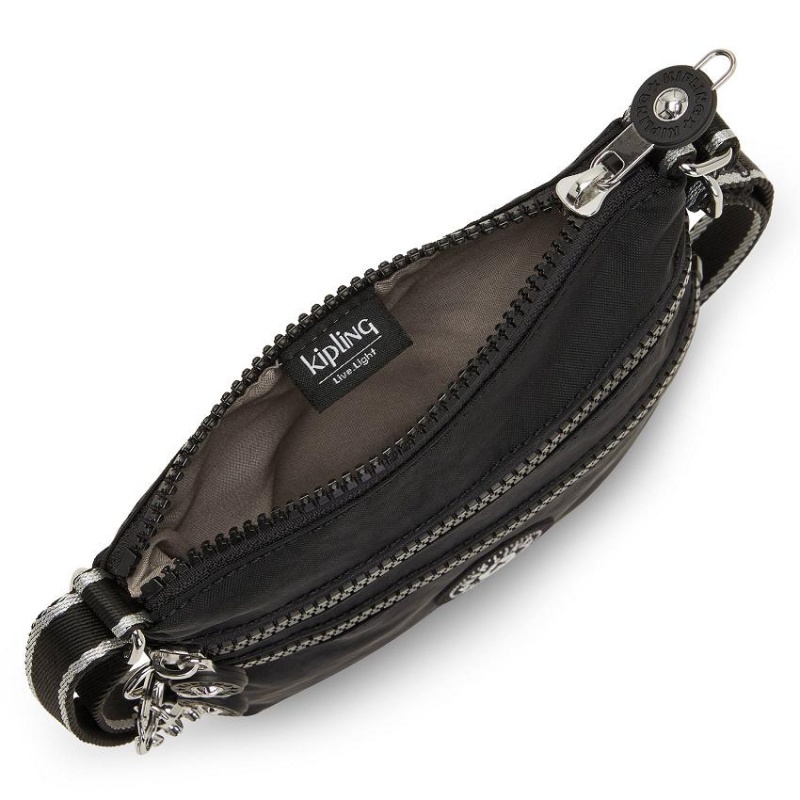 Black / White Kipling Alvar Extra Small Crossbody Bags | UAE-K1499T