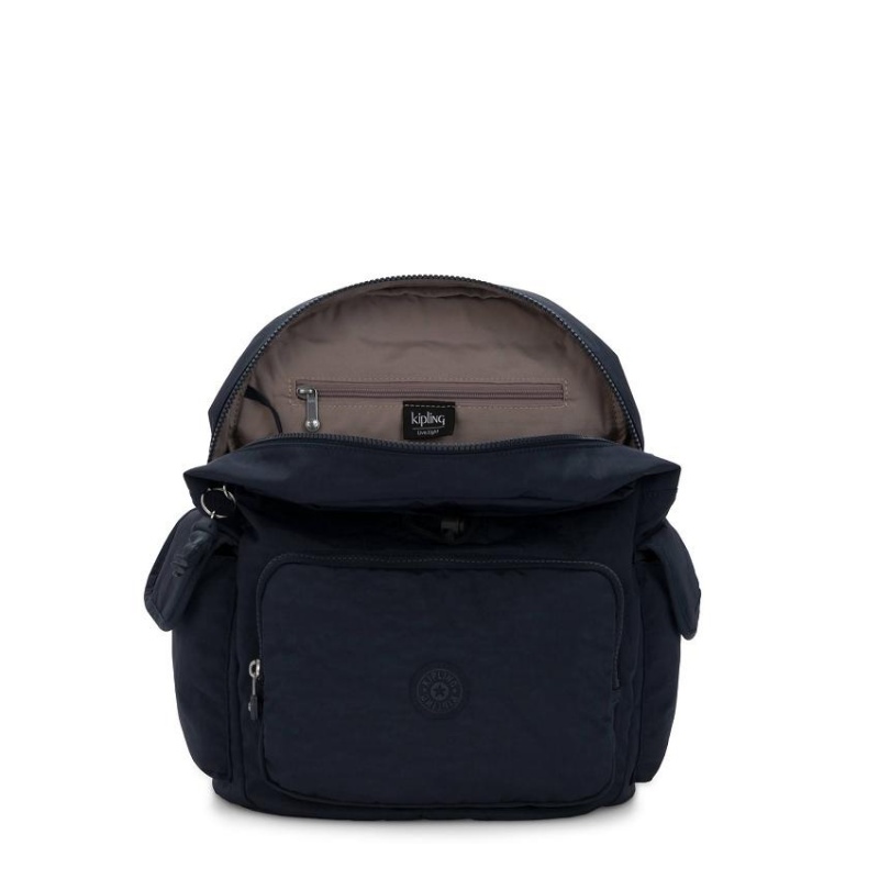 Blue Kipling City Pack Backpacks | UAE-K2166G