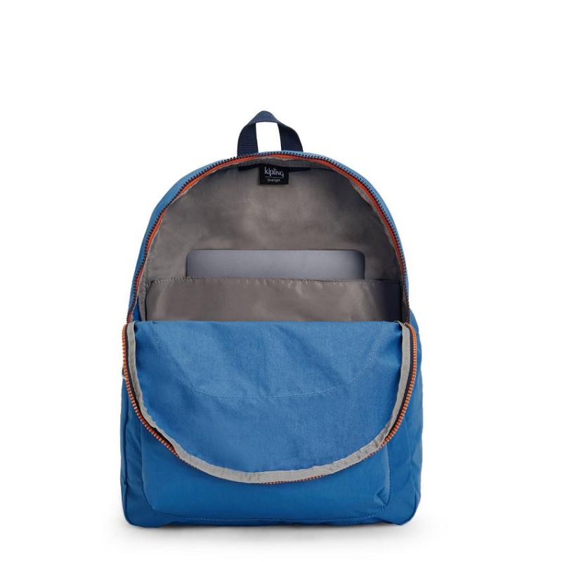 Blue Kipling Curtis Large Laptop Backpacks | UAE-K1324Y