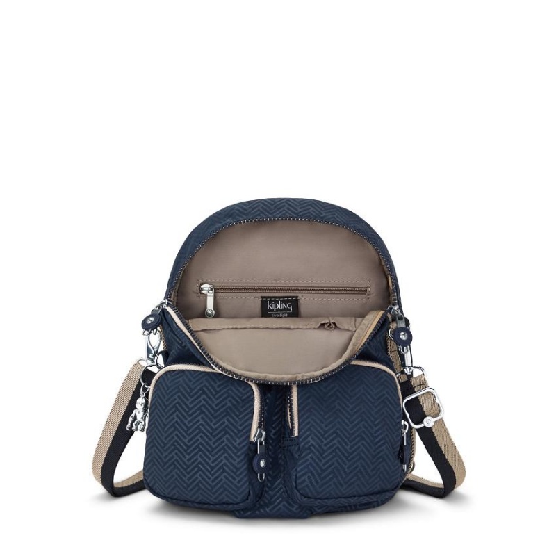 Blue Kipling Firefly Up Fashion Backpacks | UAE-K1278R