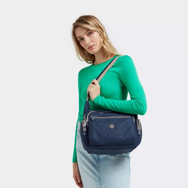 Blue Kipling Gabbie Crossbody Bags | UAE-K1571K