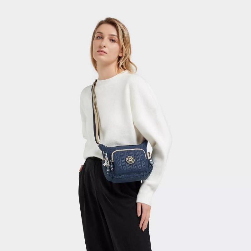 Blue Kipling Gabbie Mini Crossbody Bags | UAE-K1580M