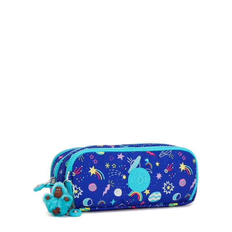 Blue Kipling Gitroy Pencil Cases | UAE-K2150M