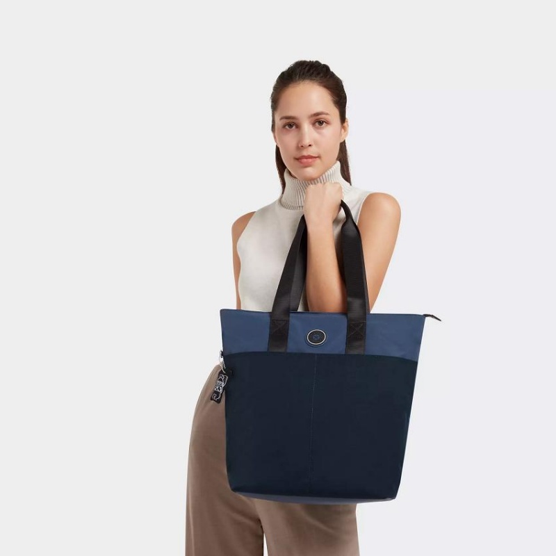 Blue Kipling Hanifa Tote Bags | UAE-K1771F