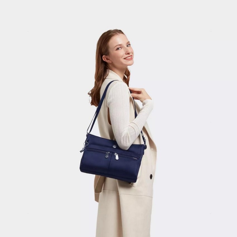 Blue Kipling New Angie Crossbody Bags | UAE-K1649T