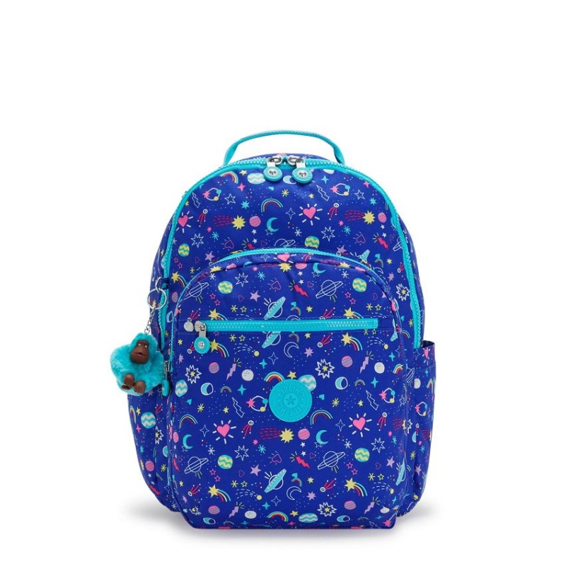 Blue Kipling Seoul Large Backpacks | UAE-K2190B