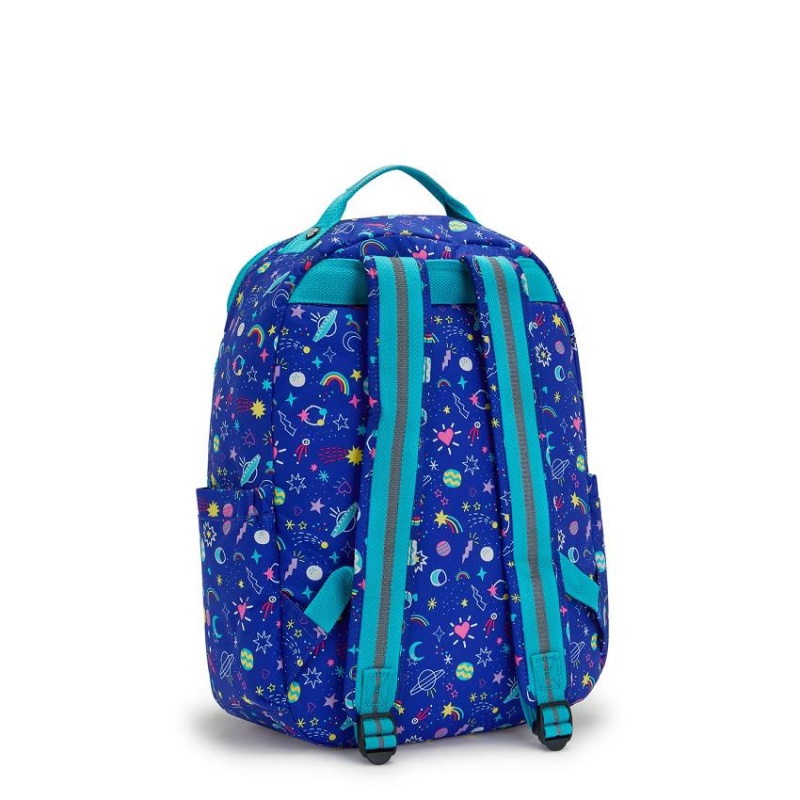 Blue Kipling Seoul Large Laptop Backpacks | UAE-K1346A