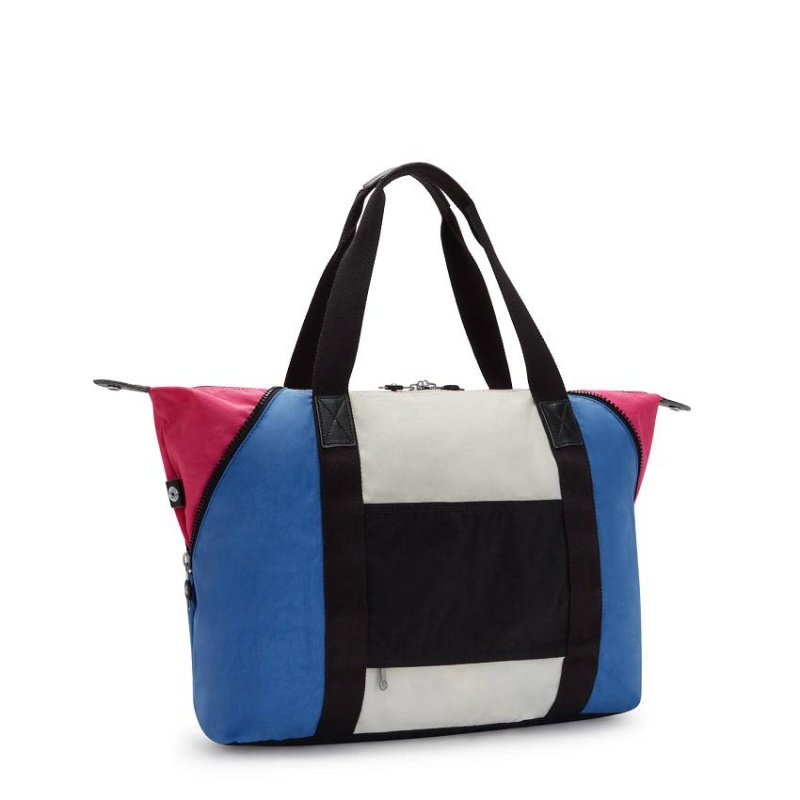 Blue Pink Kipling Art Medium Duffle Bags | UAE-K2019S