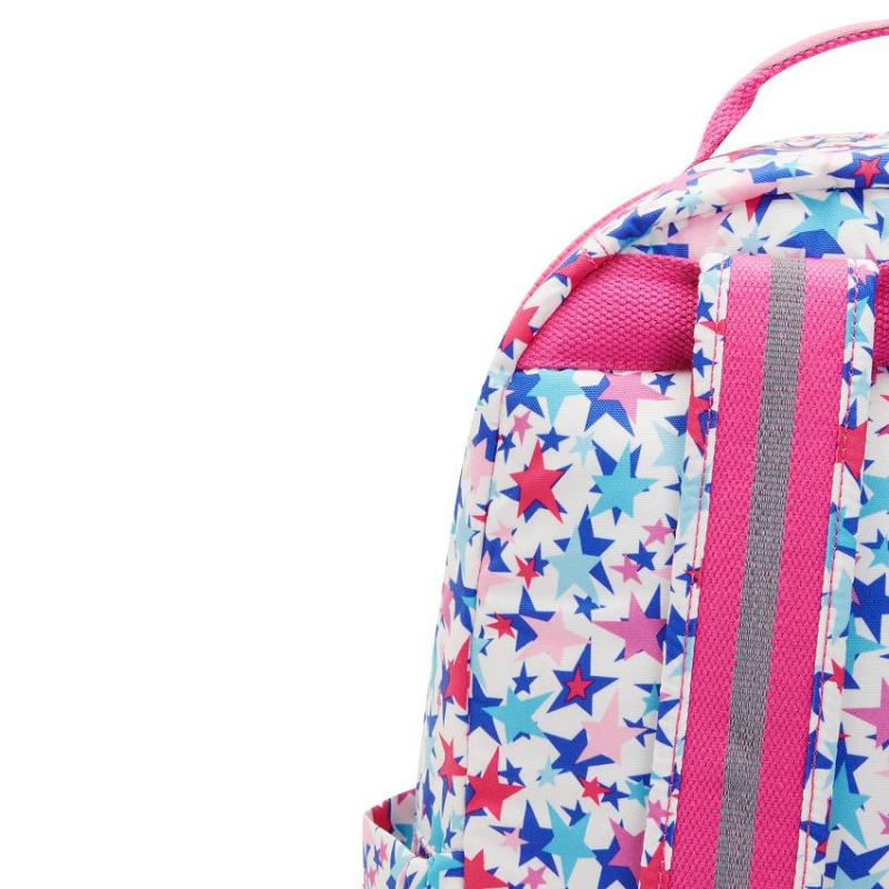 Blue Pink Kipling Seoul Large Laptop Backpacks | UAE-K1345O