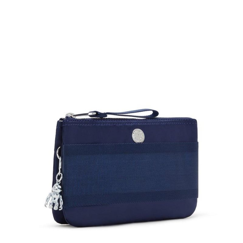 Blue Stripes Kipling Creativity Extra Large Wallets | UAE-K1160J