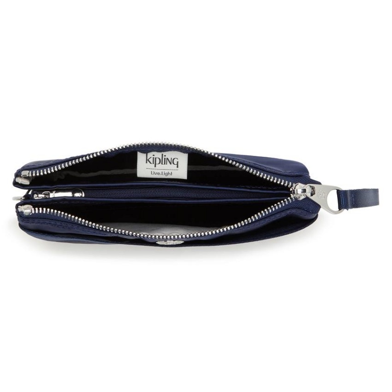 Blue Stripes Kipling Creativity Extra Large Wallets | UAE-K1160J