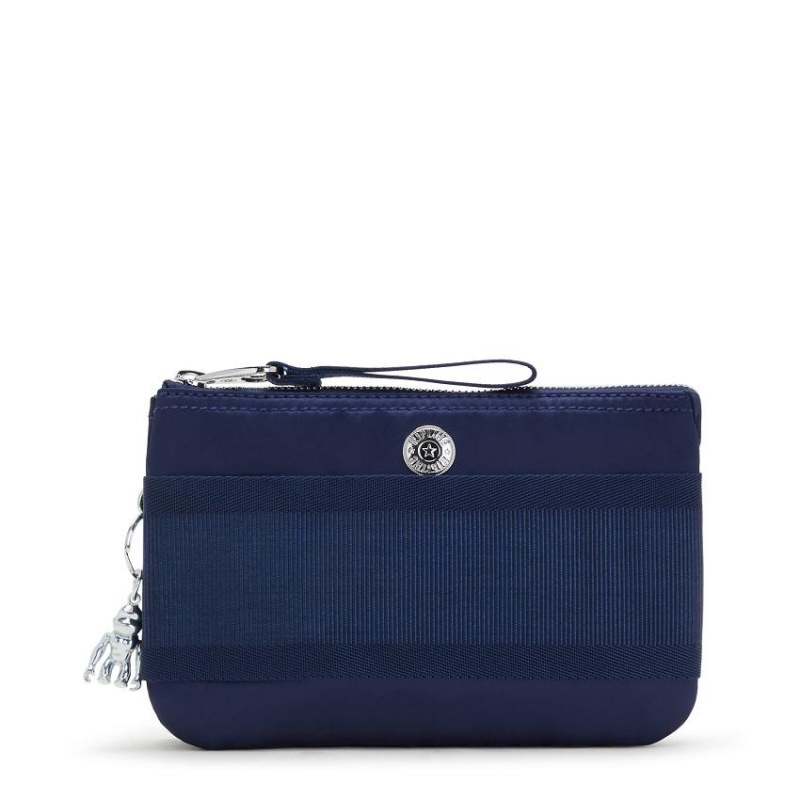 Blue Stripes Kipling Creativity Extra Large Wallets | UAE-K1160J