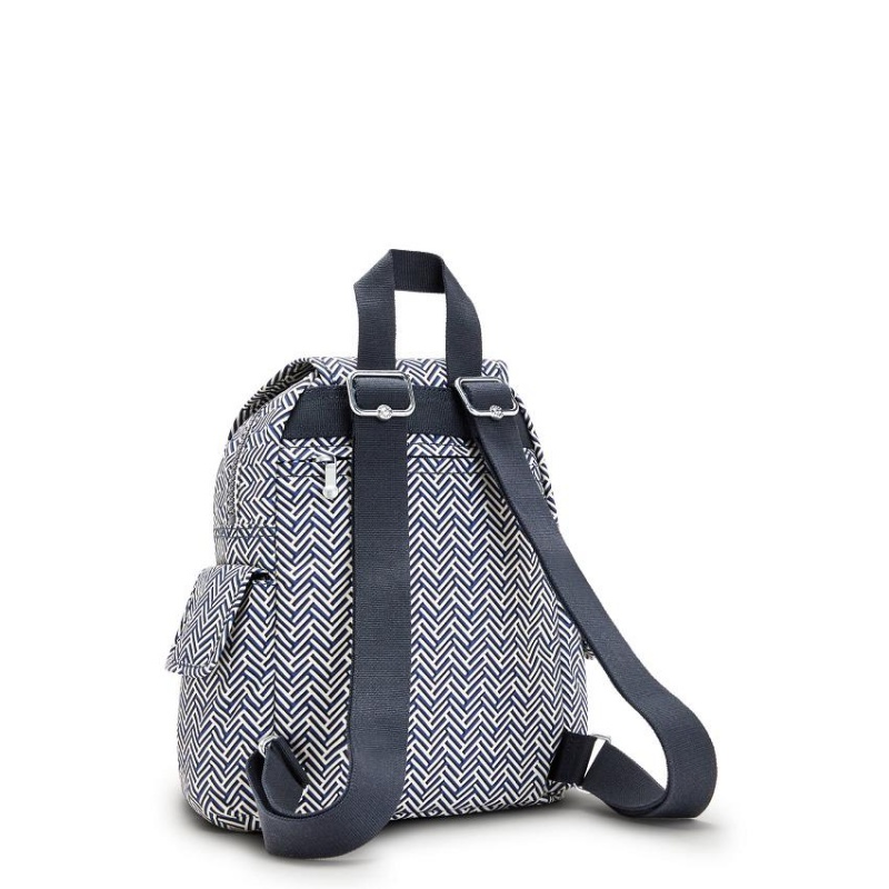 Blue white Kipling City Pack Mini Fashion Backpacks | UAE-K1208R