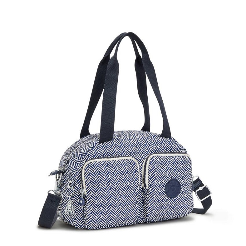 Blue white Kipling Cool Defea Shoulder Bags | UAE-K1939U