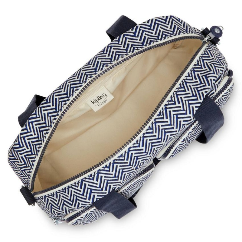 Blue white Kipling Cool Defea Shoulder Bags | UAE-K1939U