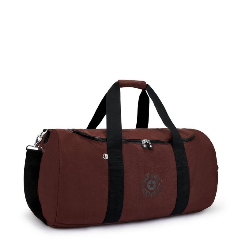 Burgundy Kipling Argus Medium Duffle Bags | UAE-K2004A