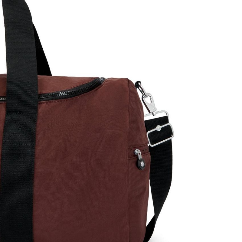 Burgundy Kipling Argus Medium Duffle Bags | UAE-K2004A