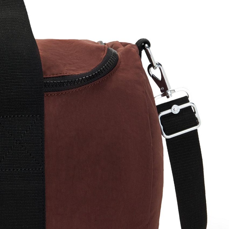 Burgundy Kipling Argus Small Duffle Bags | UAE-K2005S