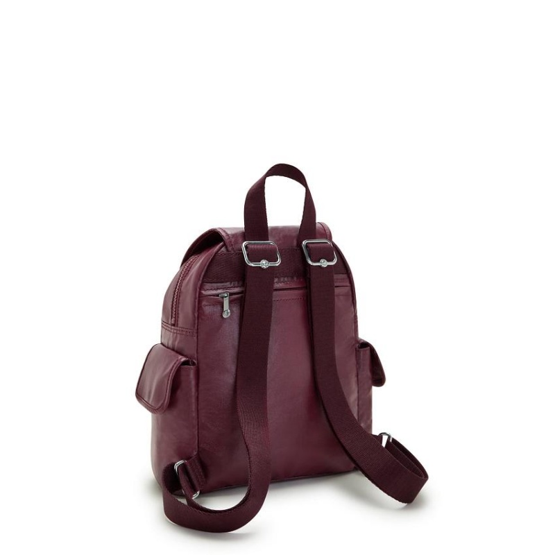 Burgundy Kipling City Pack Mini Fashion Backpacks | UAE-K1212I