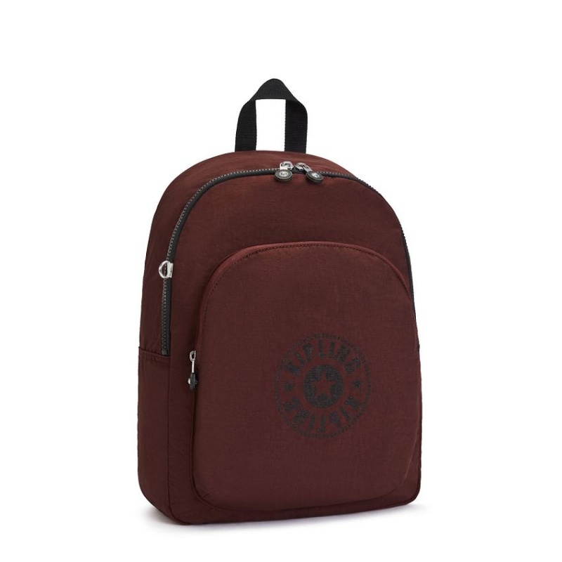 Burgundy Kipling Curtis Medium Travel Backpacks | UAE-K1423H