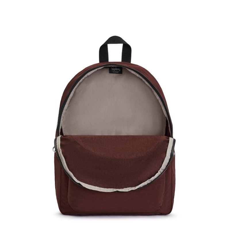 Burgundy Kipling Curtis Medium Travel Backpacks | UAE-K1423H