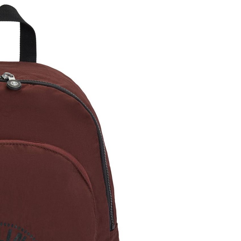 Burgundy Kipling Curtis Medium Travel Backpacks | UAE-K1423H